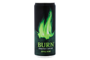 Энергетический напиток Burn яблоко киви 0,5л*12 ж/б