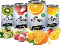 Напиток Aziano Манго газ. ж/б 0,35л*12