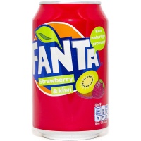 Напиток Fanta Strawberry-Kiwi 0,33 л*24 ж/б (Дания)