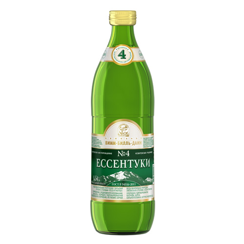 Вода Ессентуки № 4 0,45л*20 стекло