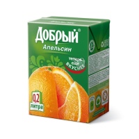 Нектар Добрый Апельсин 0.2л*27 