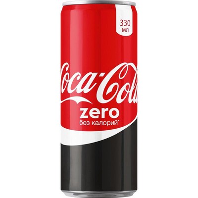 Напиток Coca-Cola Zero 0,33л*12 жб