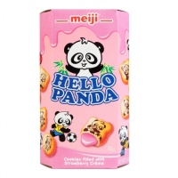 Печенье Meiji Hello Panda с клубничной начнкой 45 гр (10)