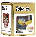 LOVE IS сливочные жевательные конфеты Микс Вкусов 105гр (24)