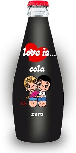 Напиток LOVE IS Кола без сахара 0,3*12 стекло