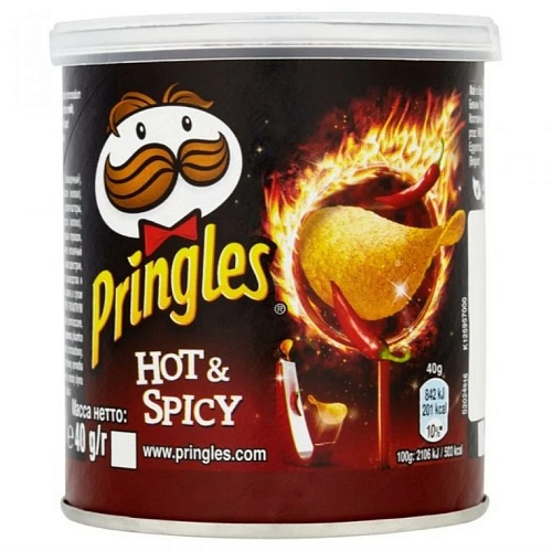 Принглс Hot & Spicy 40гр (12)