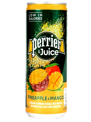 Вода Perrier ананас-манго 0,25л*24 