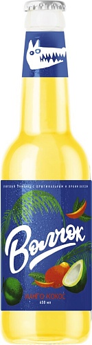 Крафтовый лимонад Волчок Манго-Кокос 0,45х12