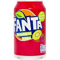 Напиток Fanta Strawberry-Kiwi 0,33 л*24 ж/б (Дания)