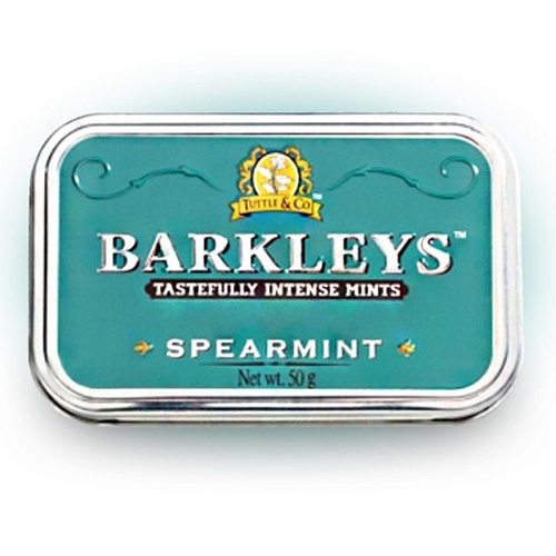 Конфеты BARKLEYS Mints - Сладкая мята (Spearmint)