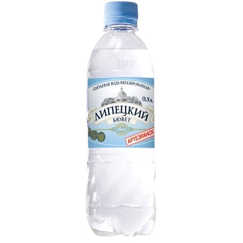 Вода Липецкий Бювет 0,5л*12 б/г пэт