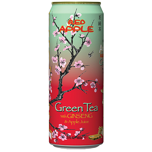 Чай Arizona Grean Tea with Ginseng and Red Apple ж/б, 0,680 л. (США)