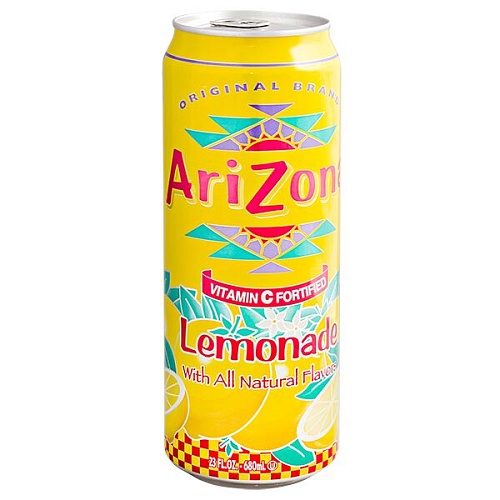 Чай Arizona Lemon with all natural flavors 0,68л ж/б