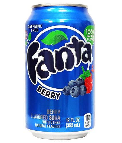 Напиток Fanta Berry 0,355мл*12 ж/б (США)