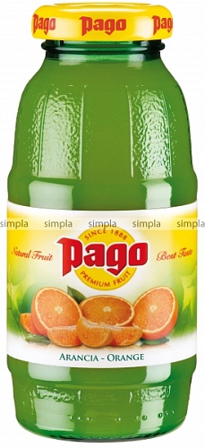 Сок Pago Апельсин 0,2л*24 стекло 