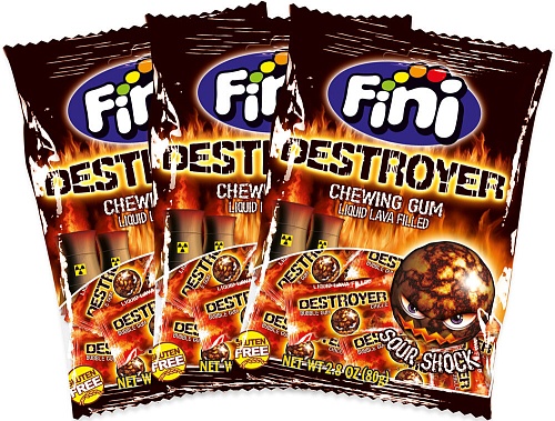 Жев.резинка Фини "Шар разрушитель" 80гр (12) пакет 55531