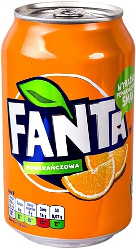 Напиток Fanta Orange 0,330 мл*24 ж/б (Польша)