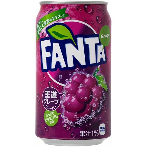 Напиток Fanta Grape 0,5л*24 ж/б Япония 