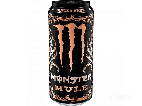 Энергетический напиток Monster Mule Ginger Brew 0,5л*12 ж/б